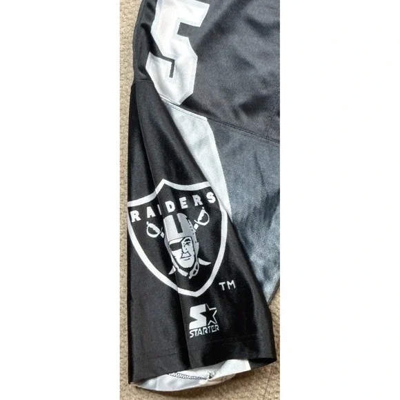 Starter by J Plus Rare Vtg NFL Oakland Raiders Football Jersey Size XL - Picture 4 of 10